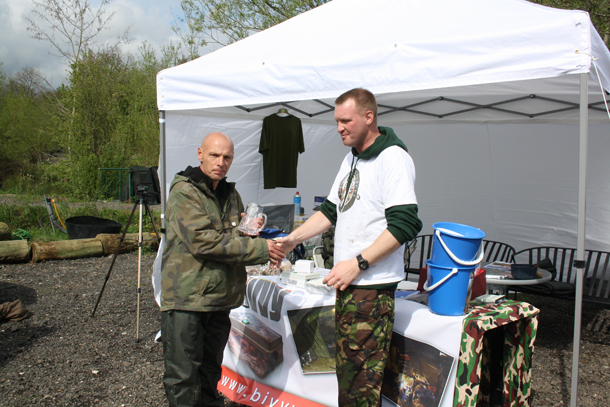 Prizes being given out