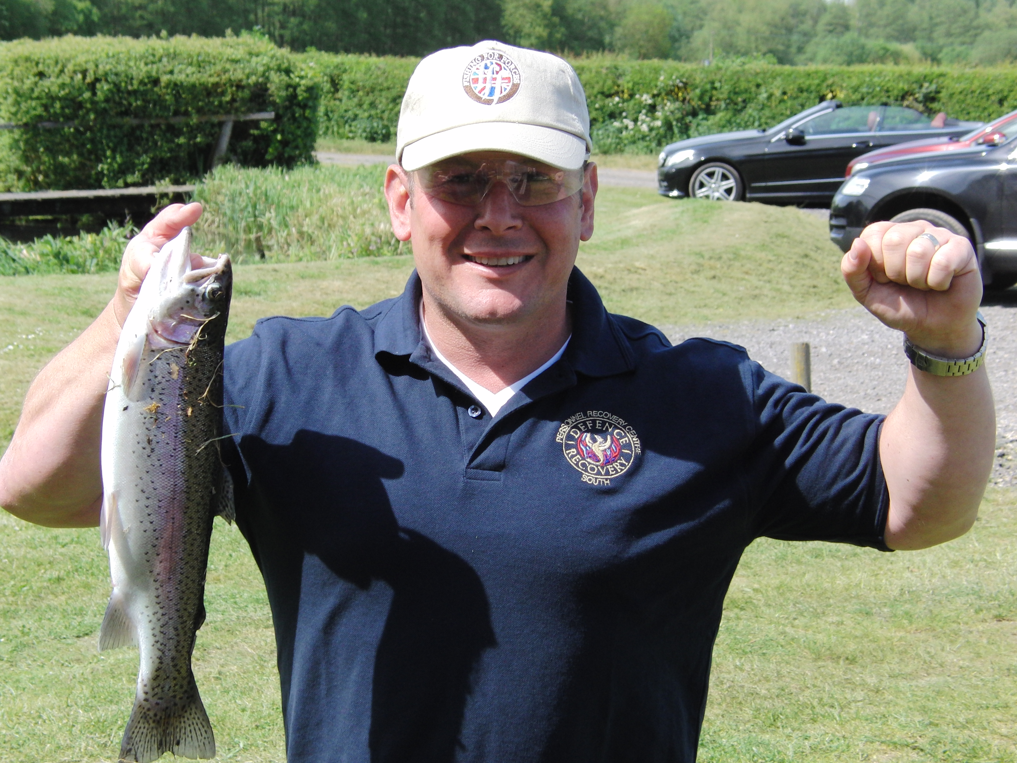Proud catch at Manningford